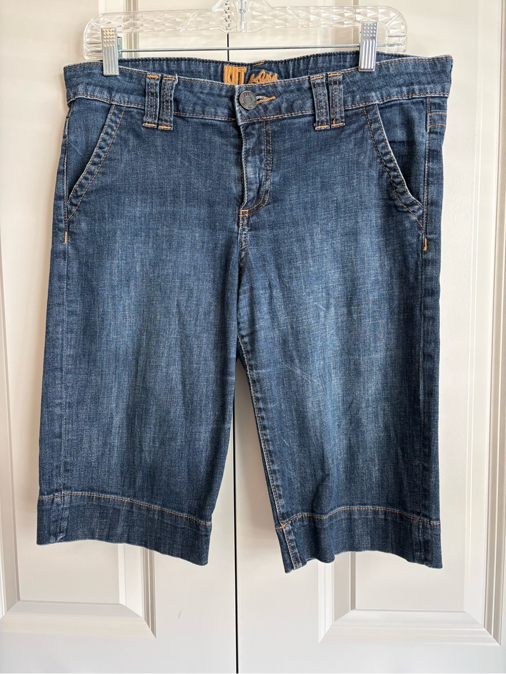 Kut from the Kloth Denim Bermuda Jean Shorts Jorts - Blue size 12